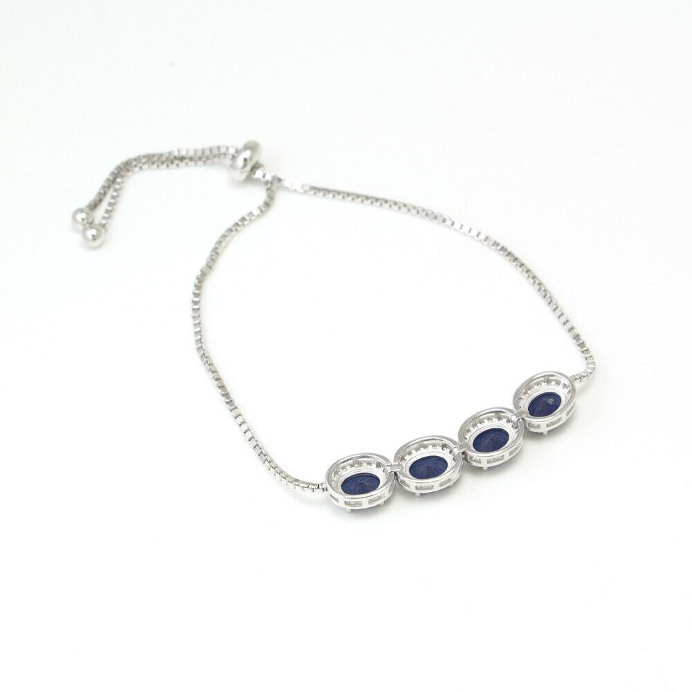 925 Sterling Silver Gemstones Bracelets Jewelry - Chainstones