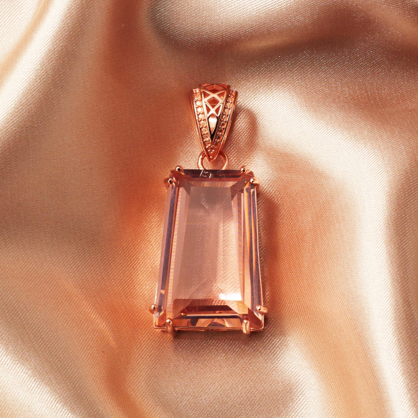 Pink Morganite Necklace