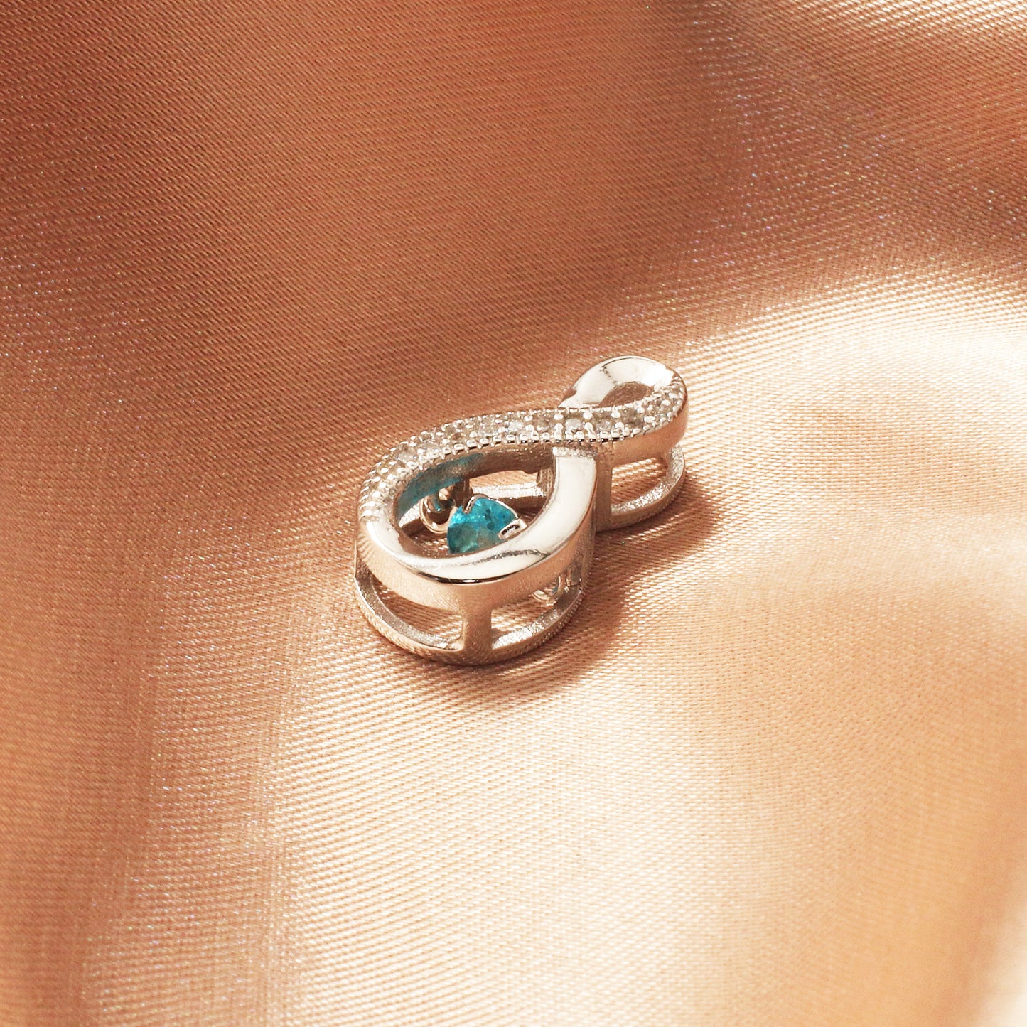 Blue Cubic Zirconia Necklace