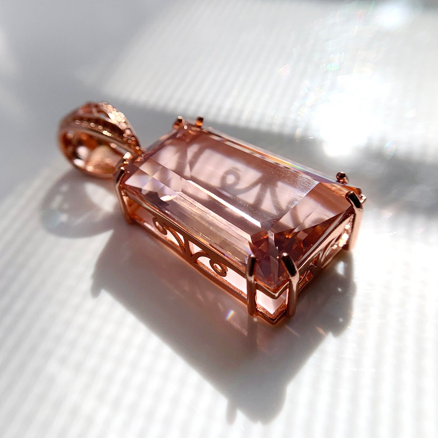 Pink Morganite Necklace