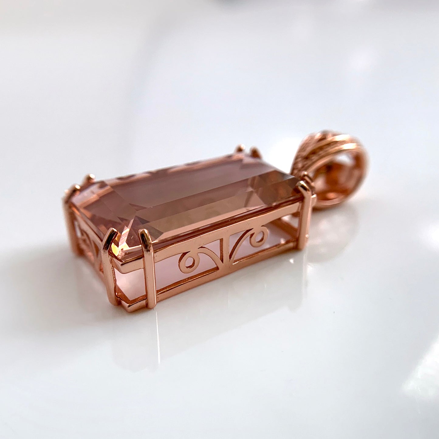 Pink Morganite Necklace