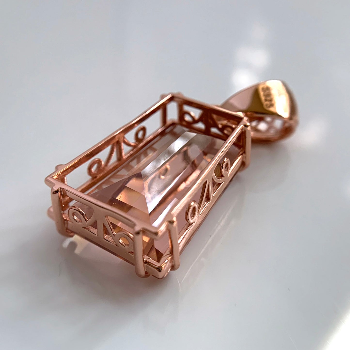 Pink Morganite Necklace