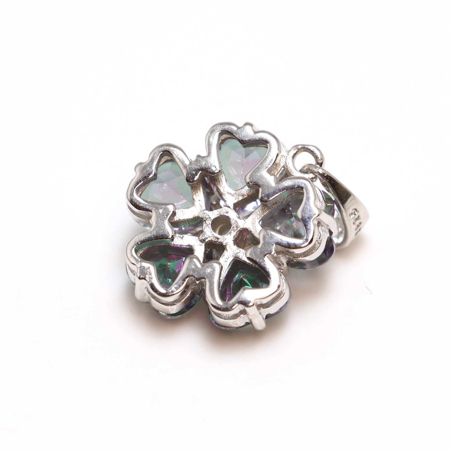 Mystic Topaz 925 Sterling Silver Necklace - Chainstones