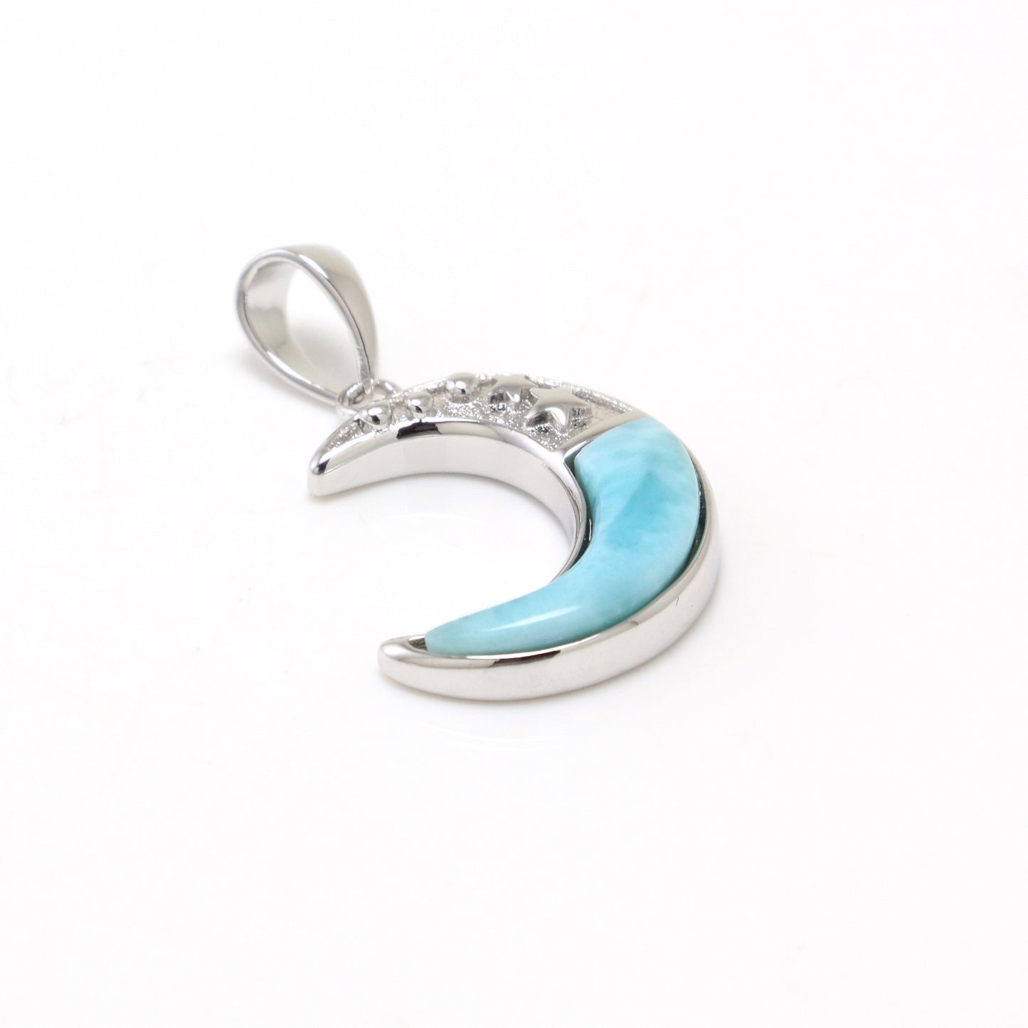 Moon Larimar Necklace - Chainstones