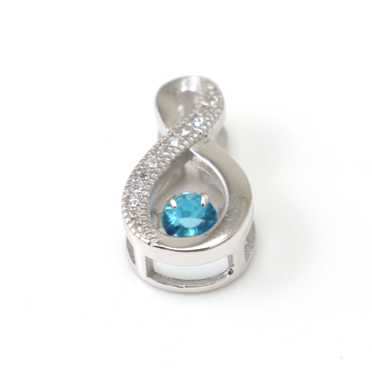 Blue Cubic Zirconia Necklace