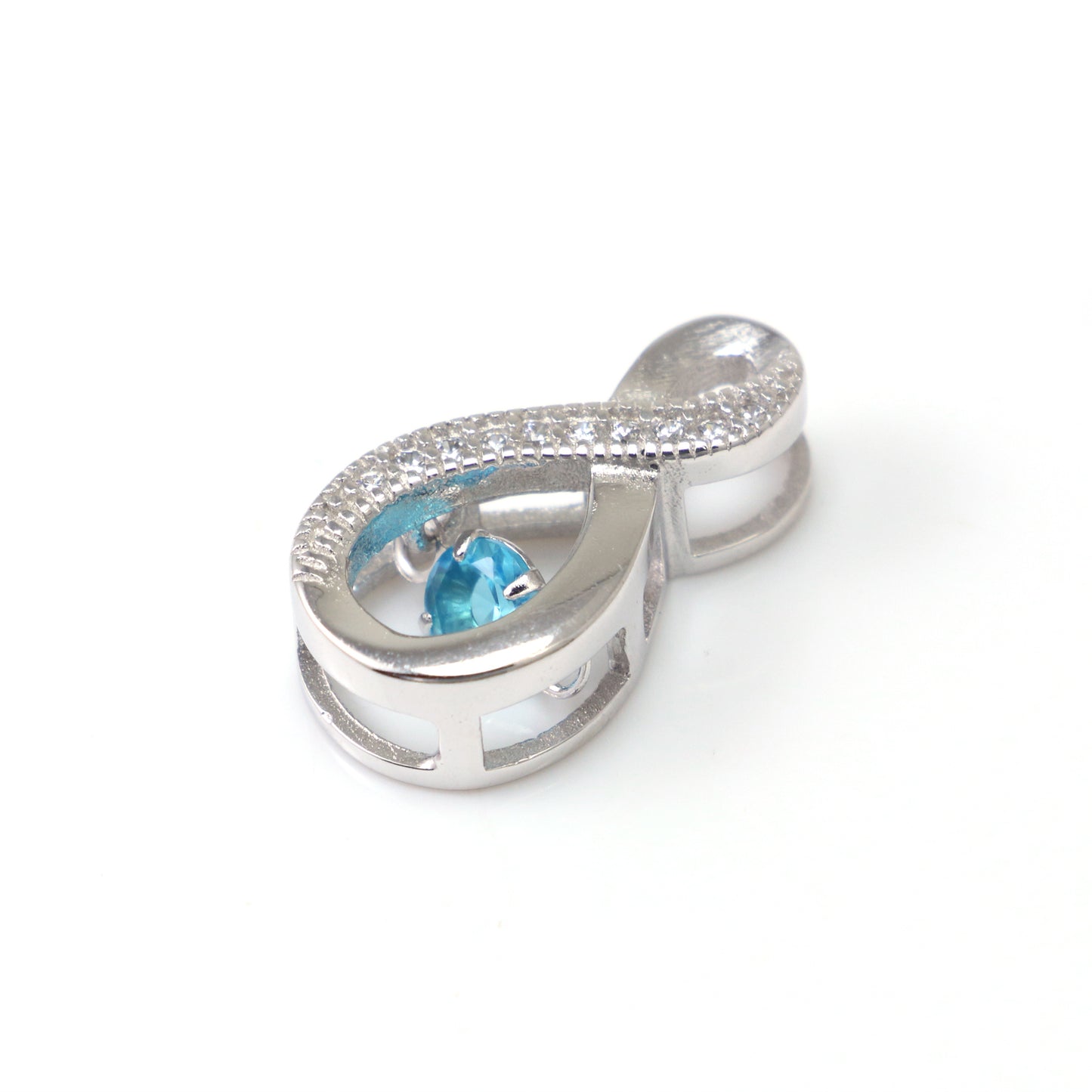 Blue Cubic Zirconia Necklace