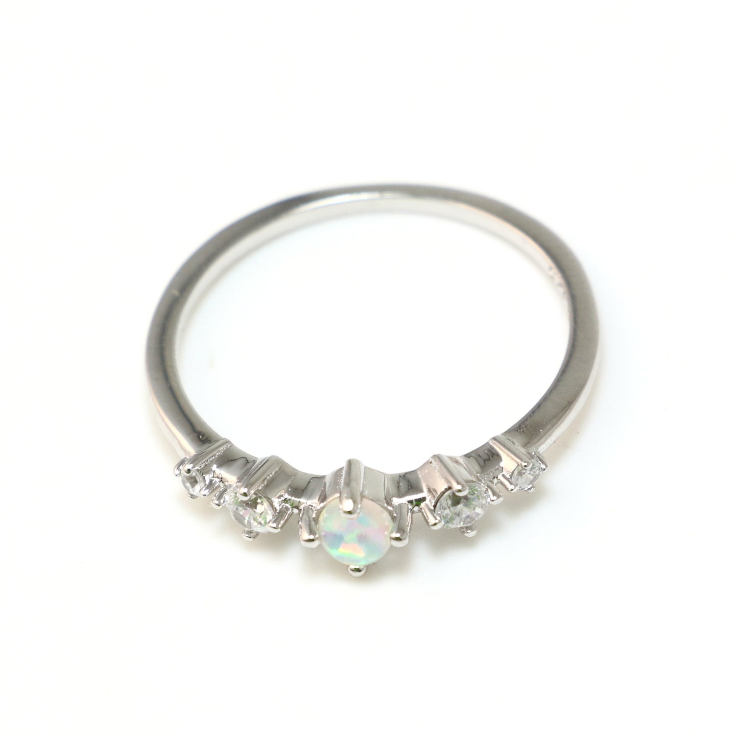Sterling Silver Opal Ring