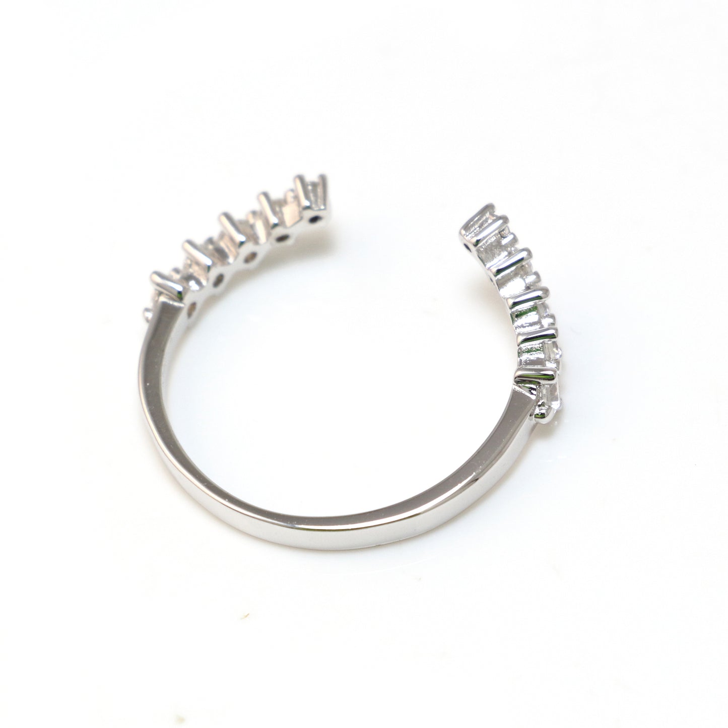 White Cubic Zirconia Rings