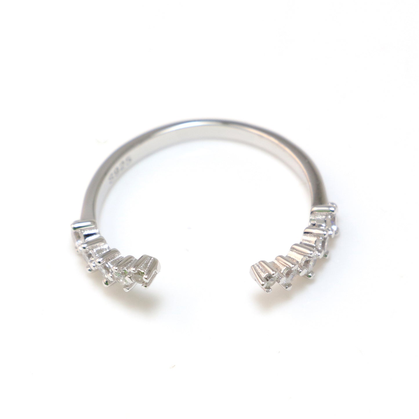 White Cubic Zirconia Rings