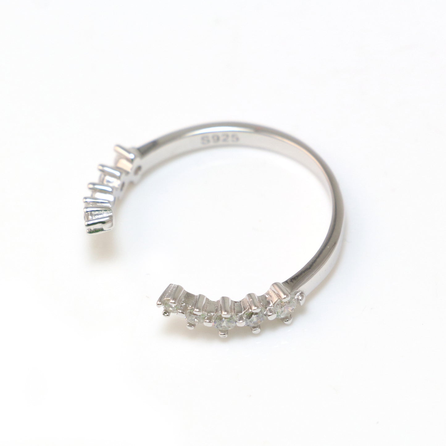 White Cubic Zirconia Rings