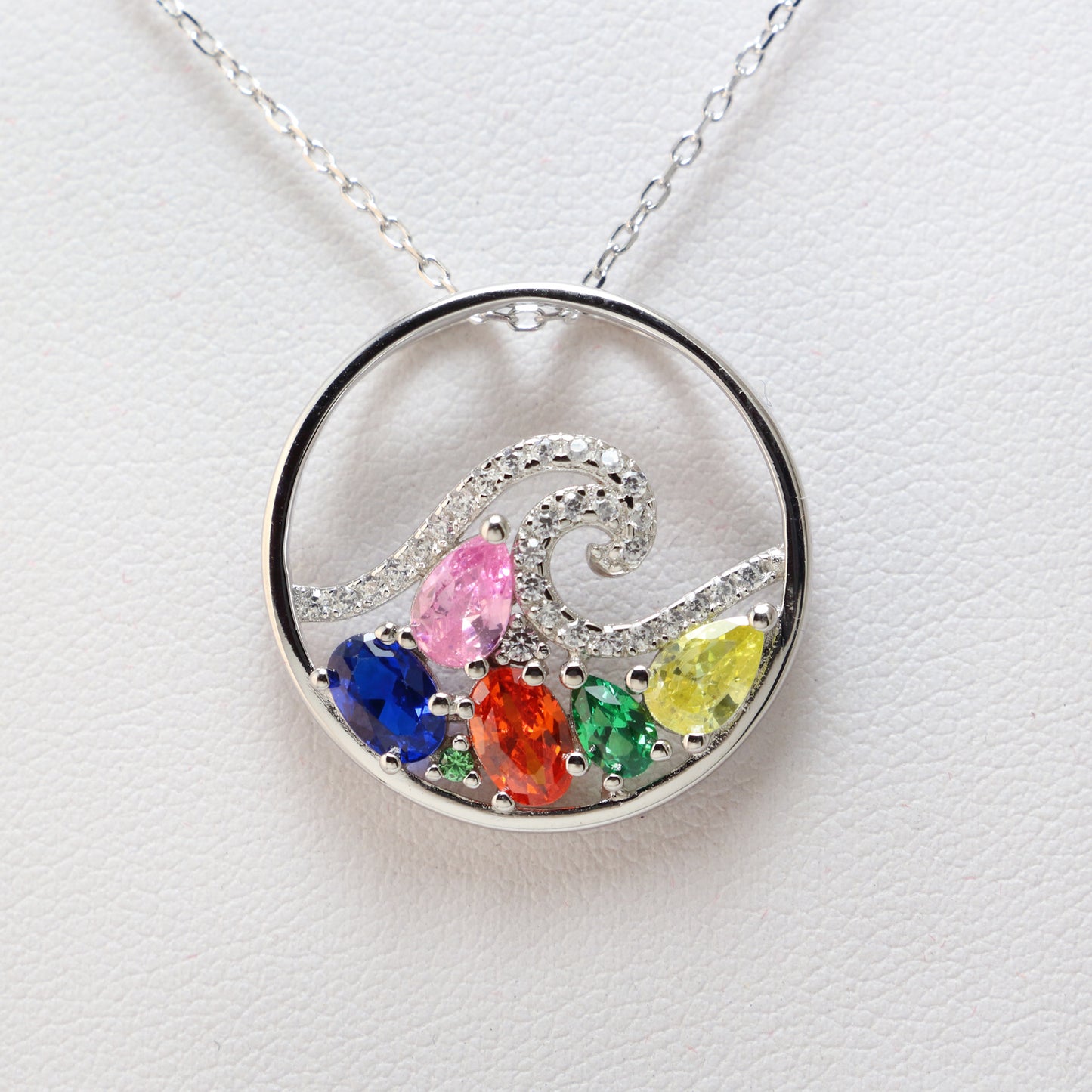 Spinel Necklace 925 Sterling Silver - Chainstones