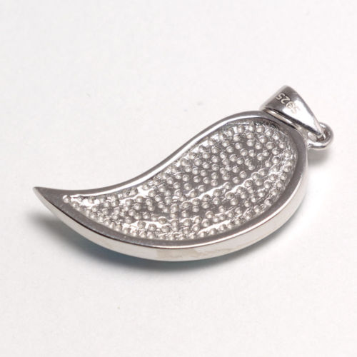 Blue Fire Opal Silver Necklace - Chainstones