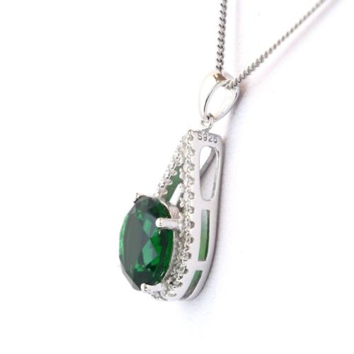 Green Spinel Gemstones Necklace - Chainstones