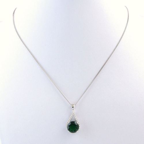 Green Spinel Gemstones Necklace - Chainstones