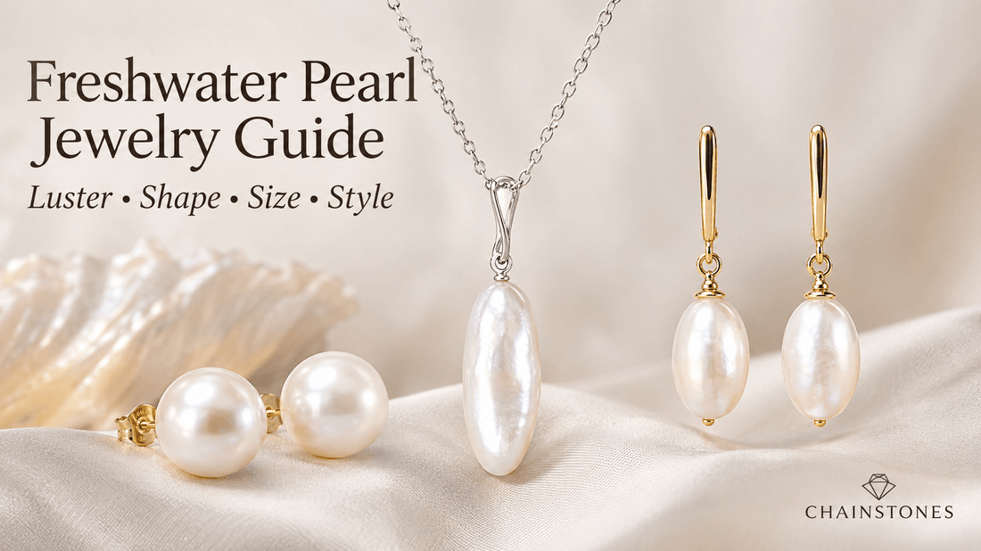 How to Choose Freshwater Pearl Jewelry: Luster, Shape, Size, and Style - Chainstones