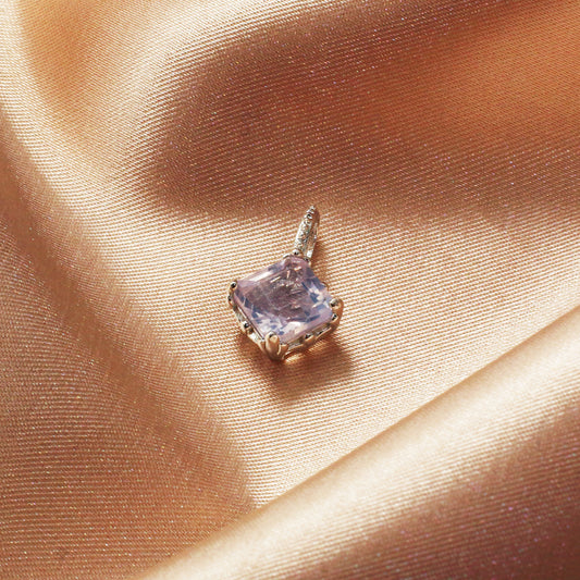 925 Sterling Silver Gemstones Pendant Necklace