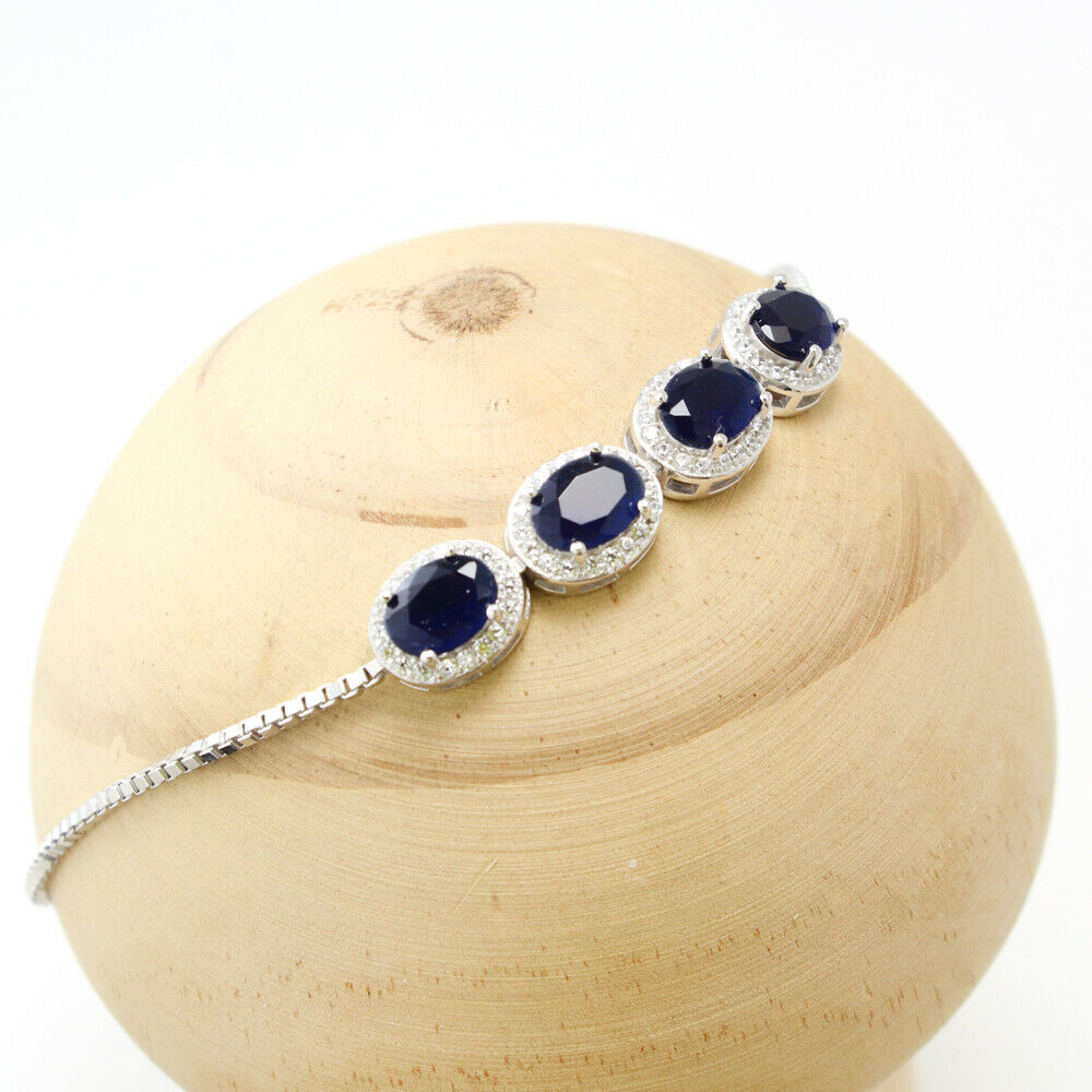925 Sterling Silver Gemstones Bracelets Jewelry - Chainstones