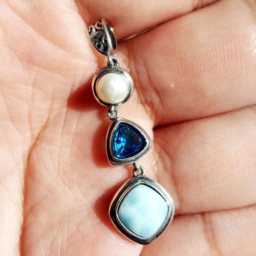 Larimar Stone Necklace