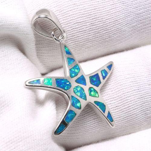Opal Star Necklace