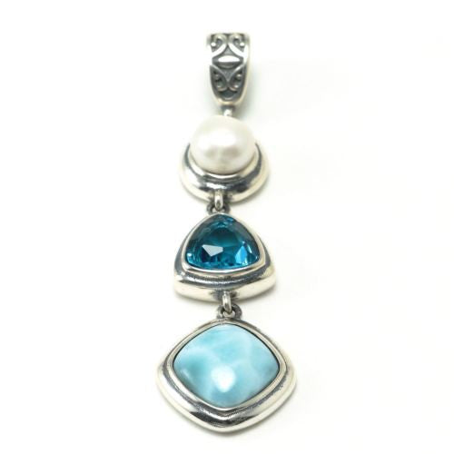 Larimar Stone Necklace