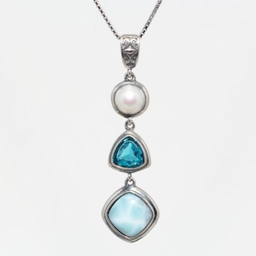 Larimar Stone Necklace
