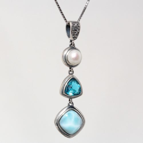 Larimar Stone Necklace