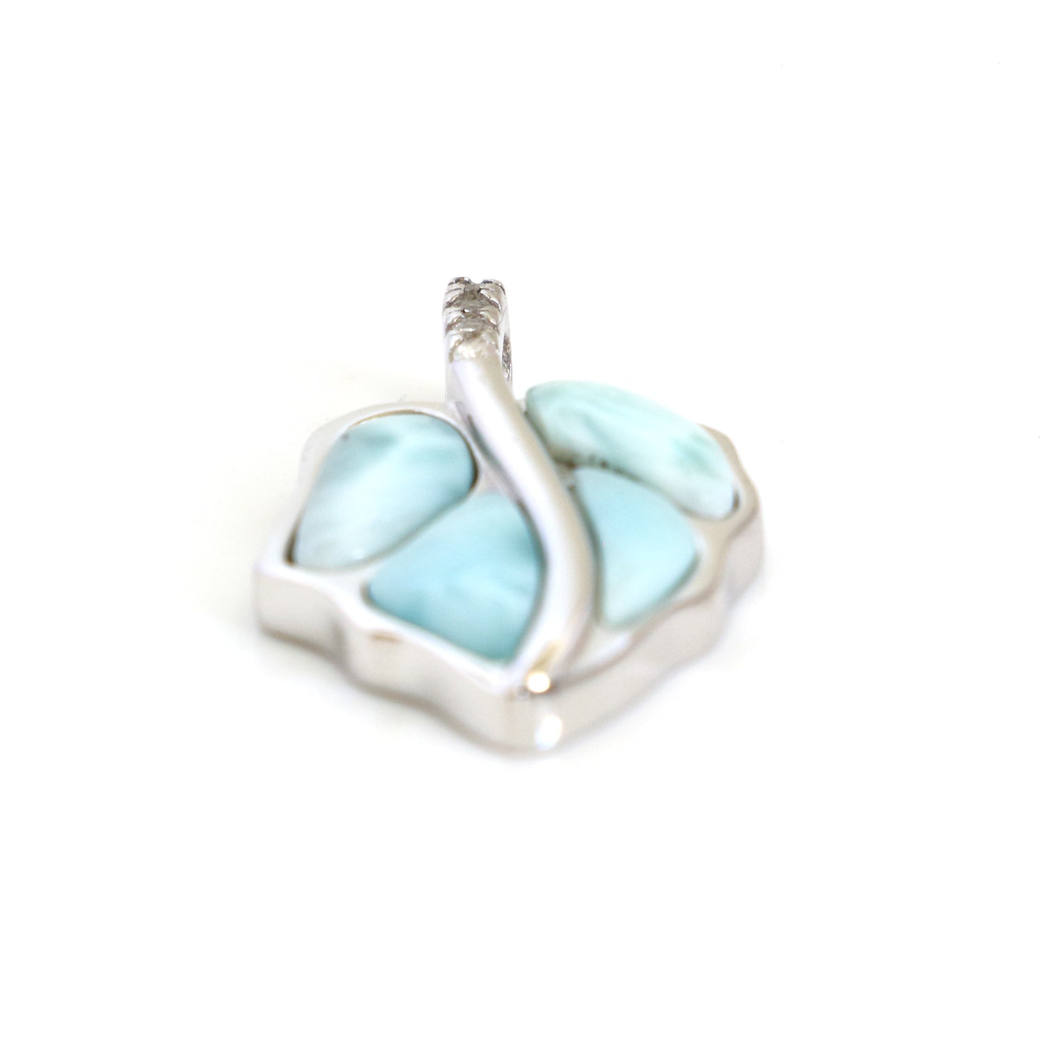Larimar Gemstones Pendant Necklace - Chainstones
