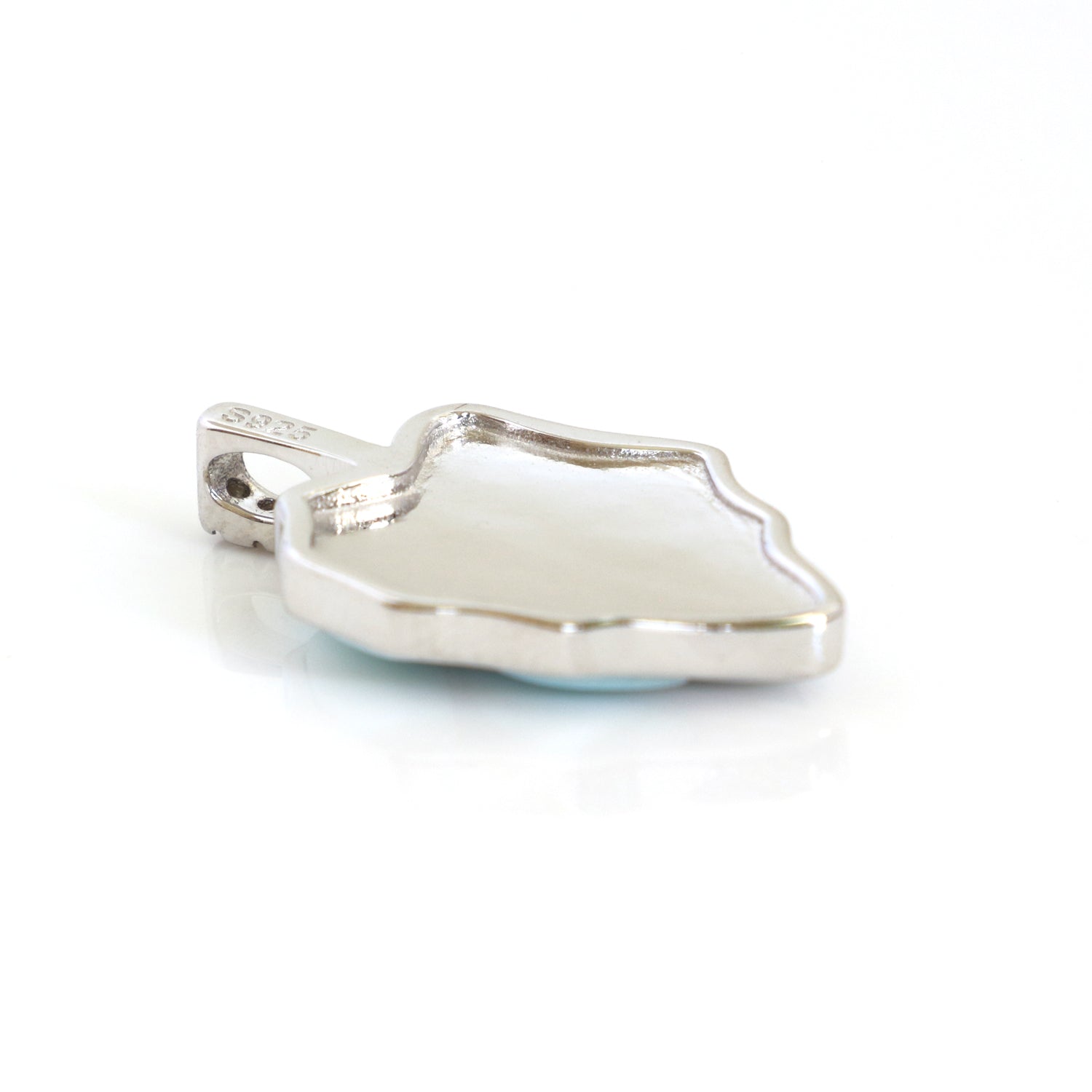 Larimar Gemstones Pendant Necklace - Chainstones