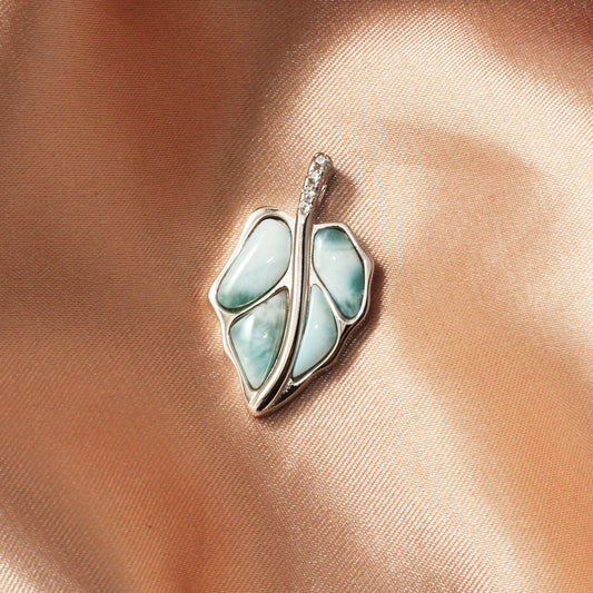Larimar Gemstones Pendant Necklace - Chainstones