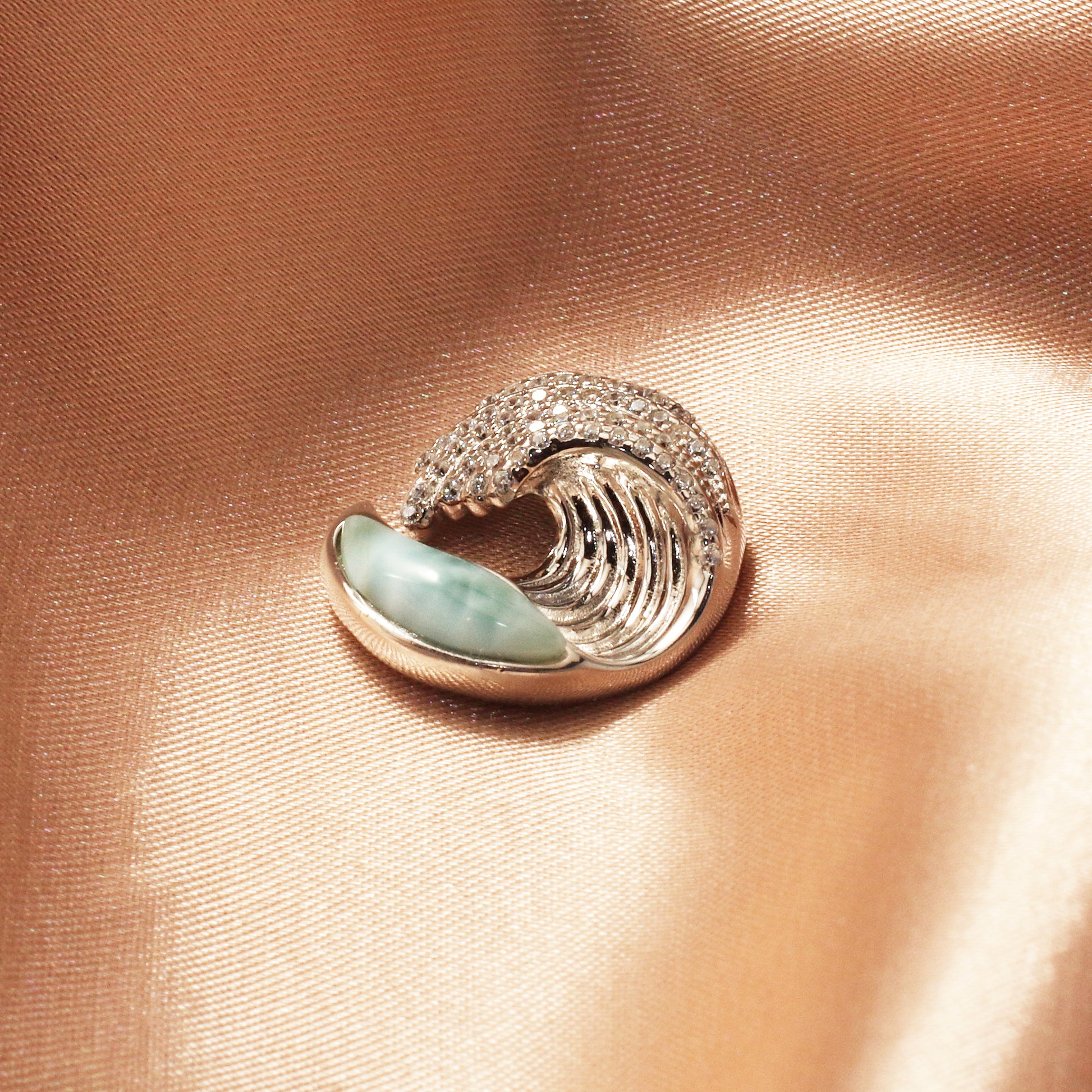 Natural Larimar Gemstones Necklace