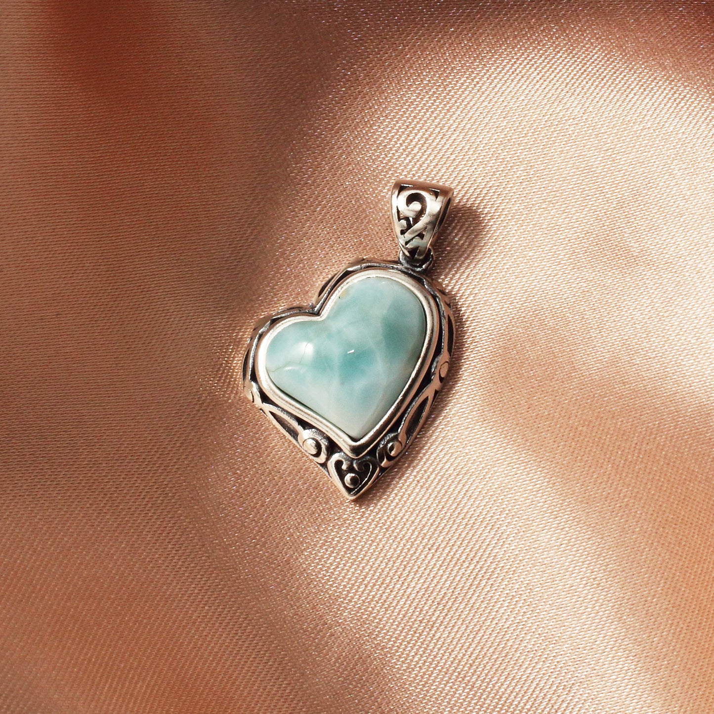 Larimar Stone Necklace 