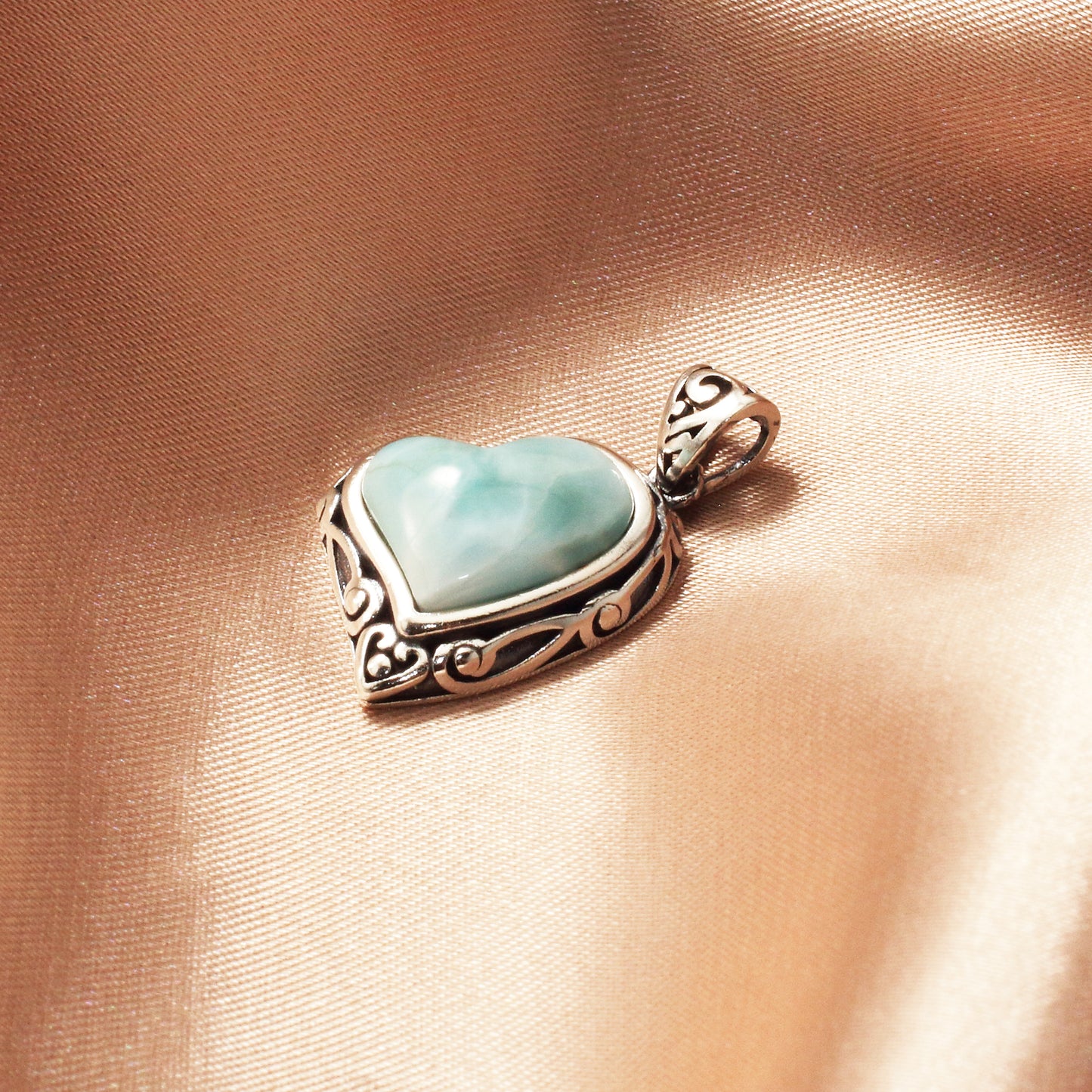 Larimar Stone Necklace 