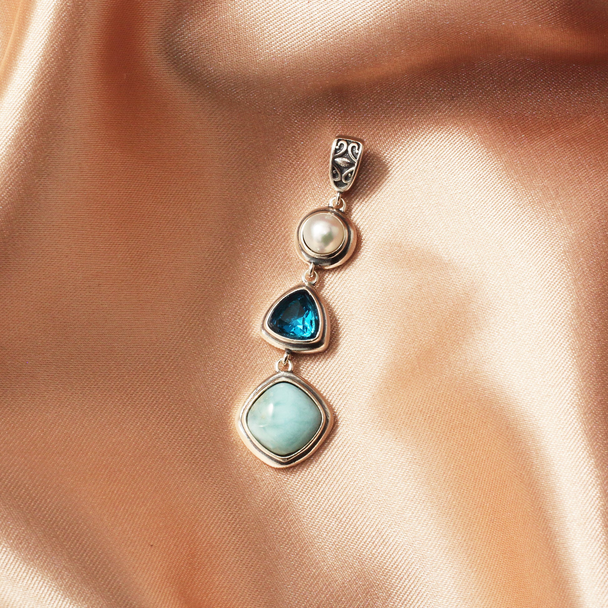 Larimar Stone Necklace