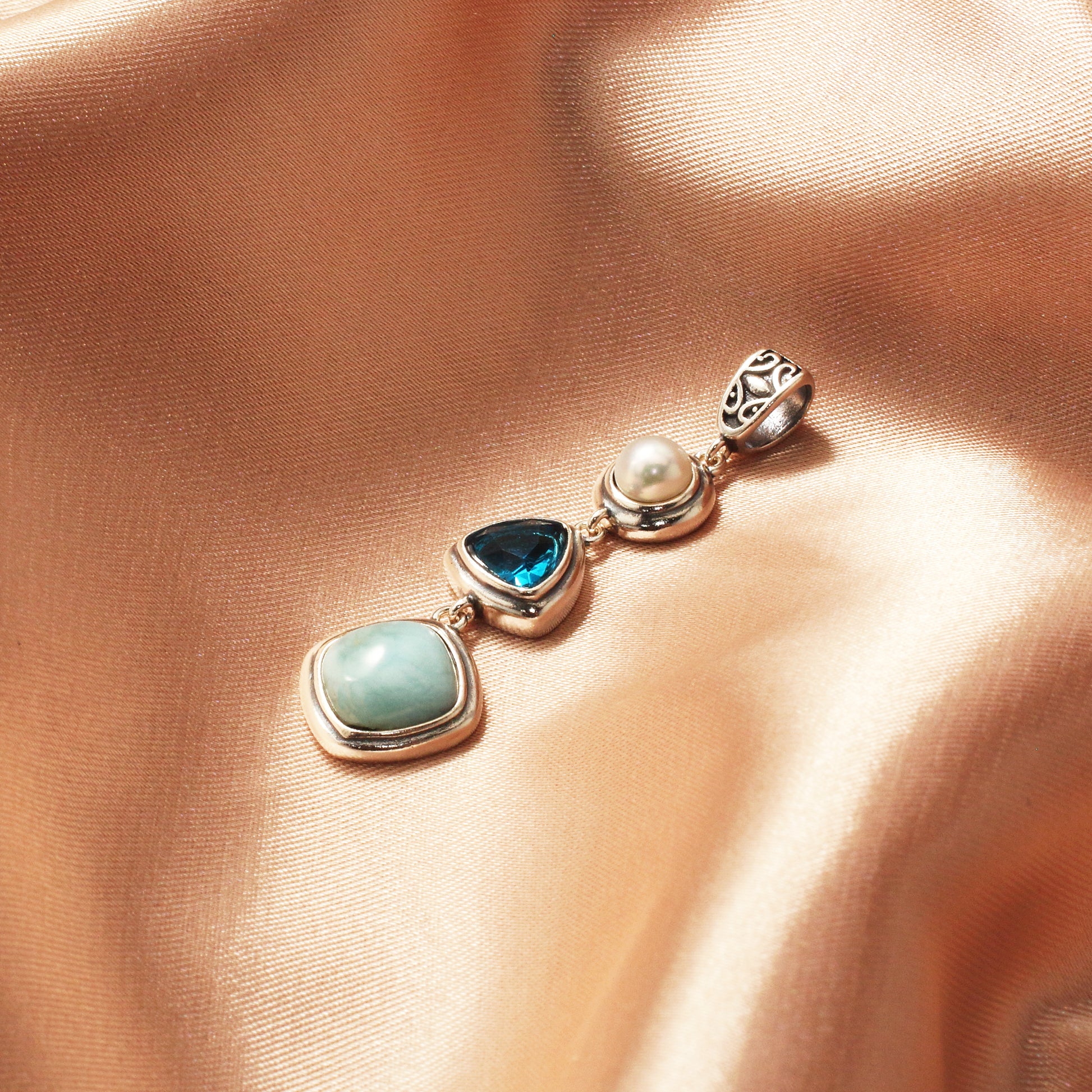Larimar Stone Necklace