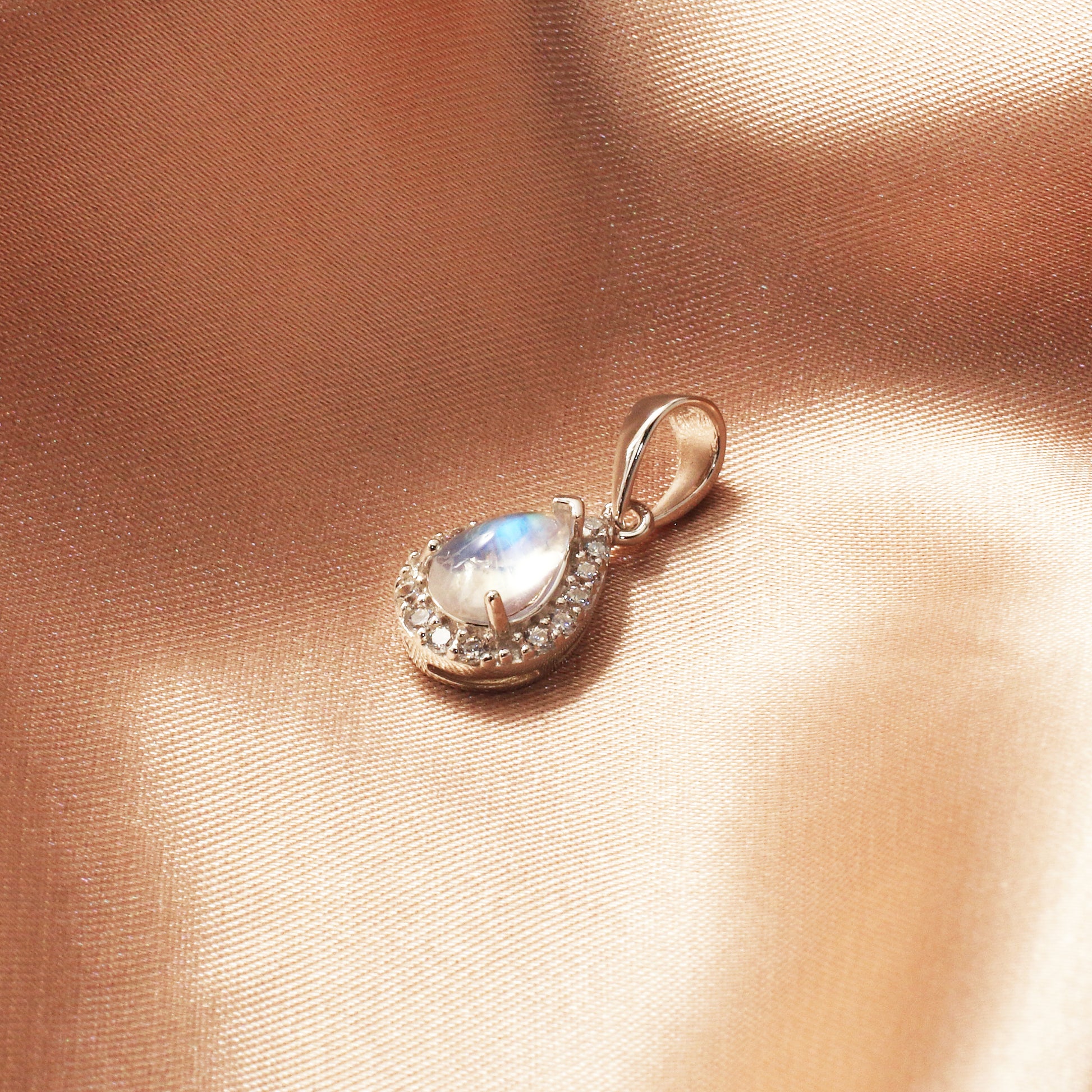 Blue Moonstone Necklace