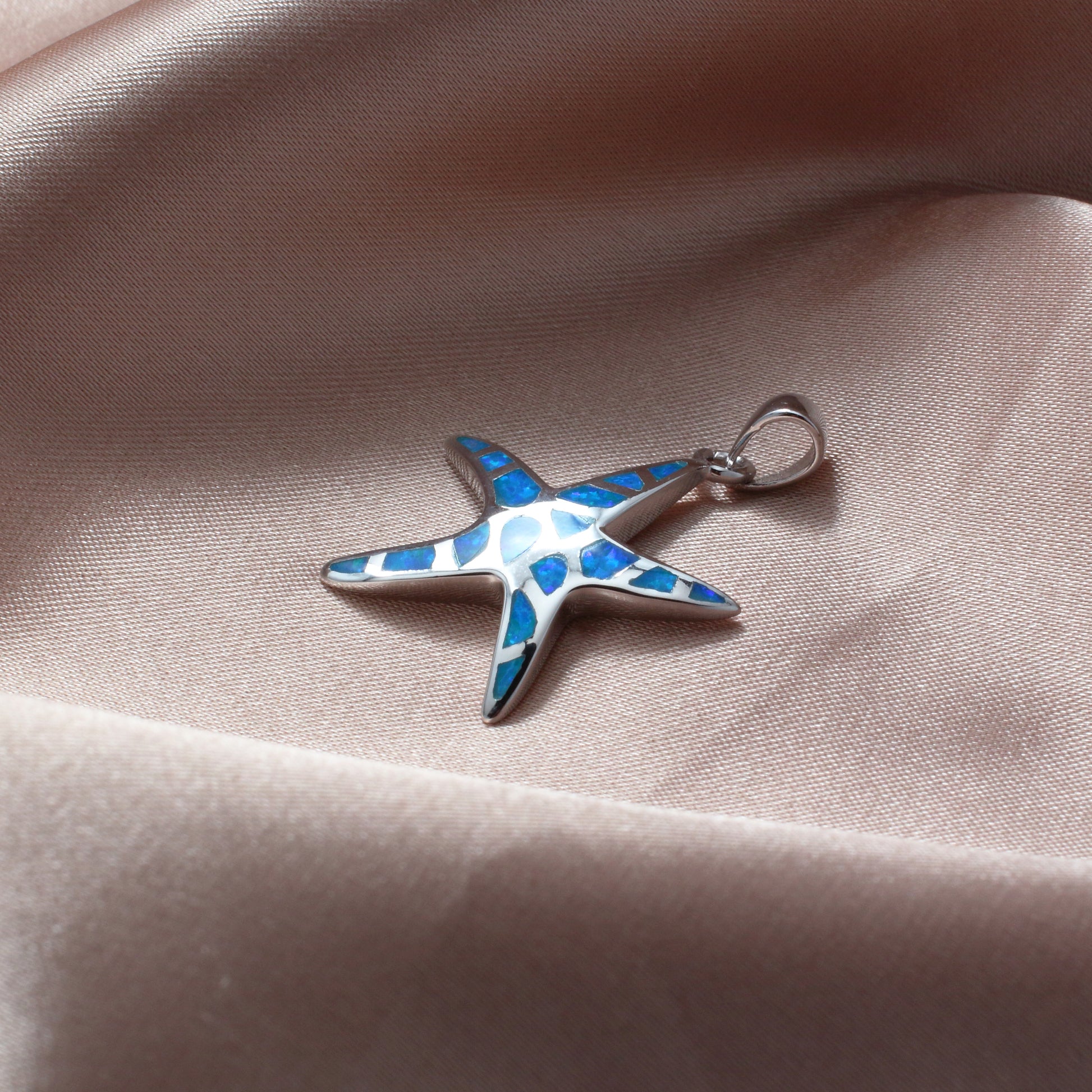 Opal Star Necklace