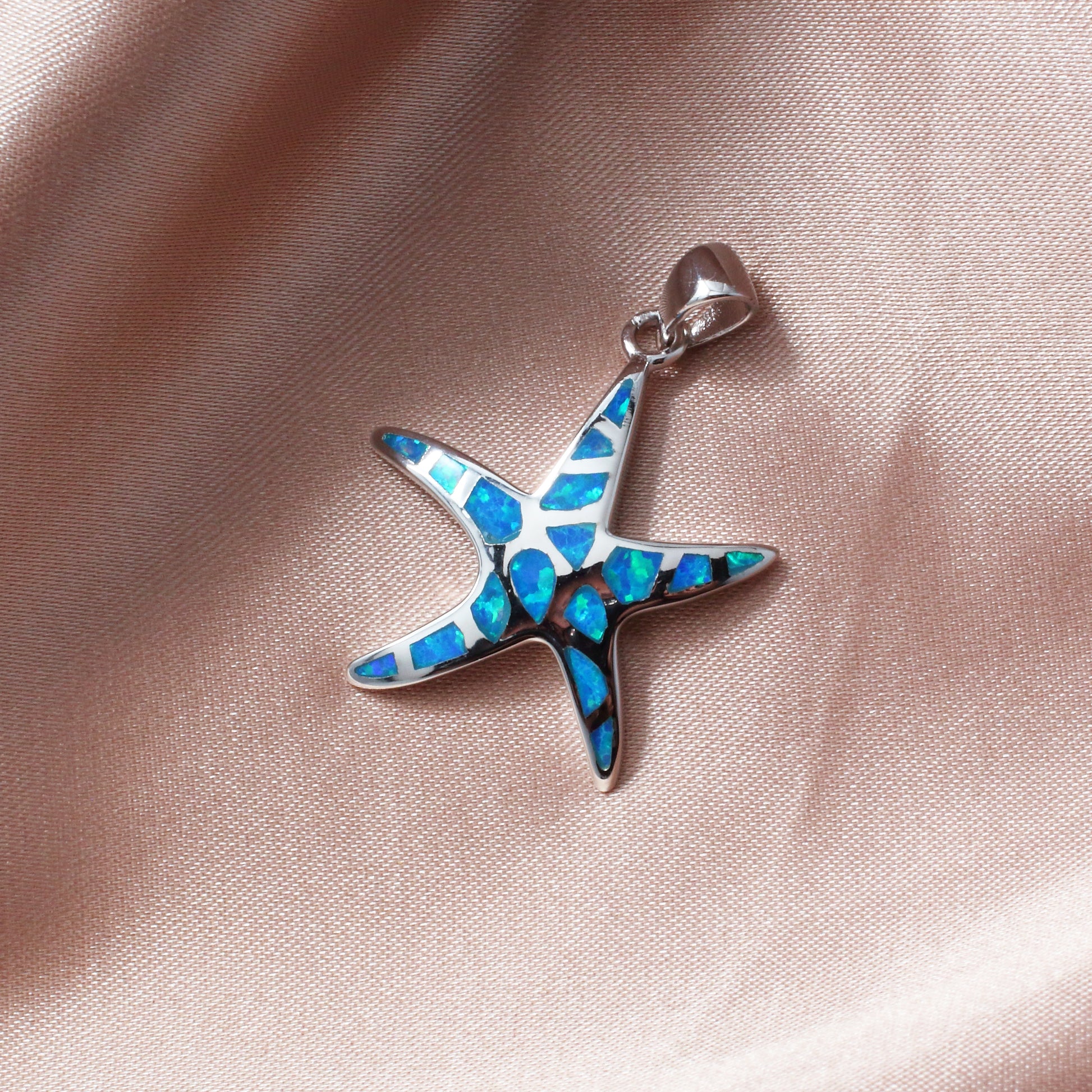 Opal Star Necklace