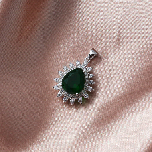Green Spinel Necklace - Chainstones