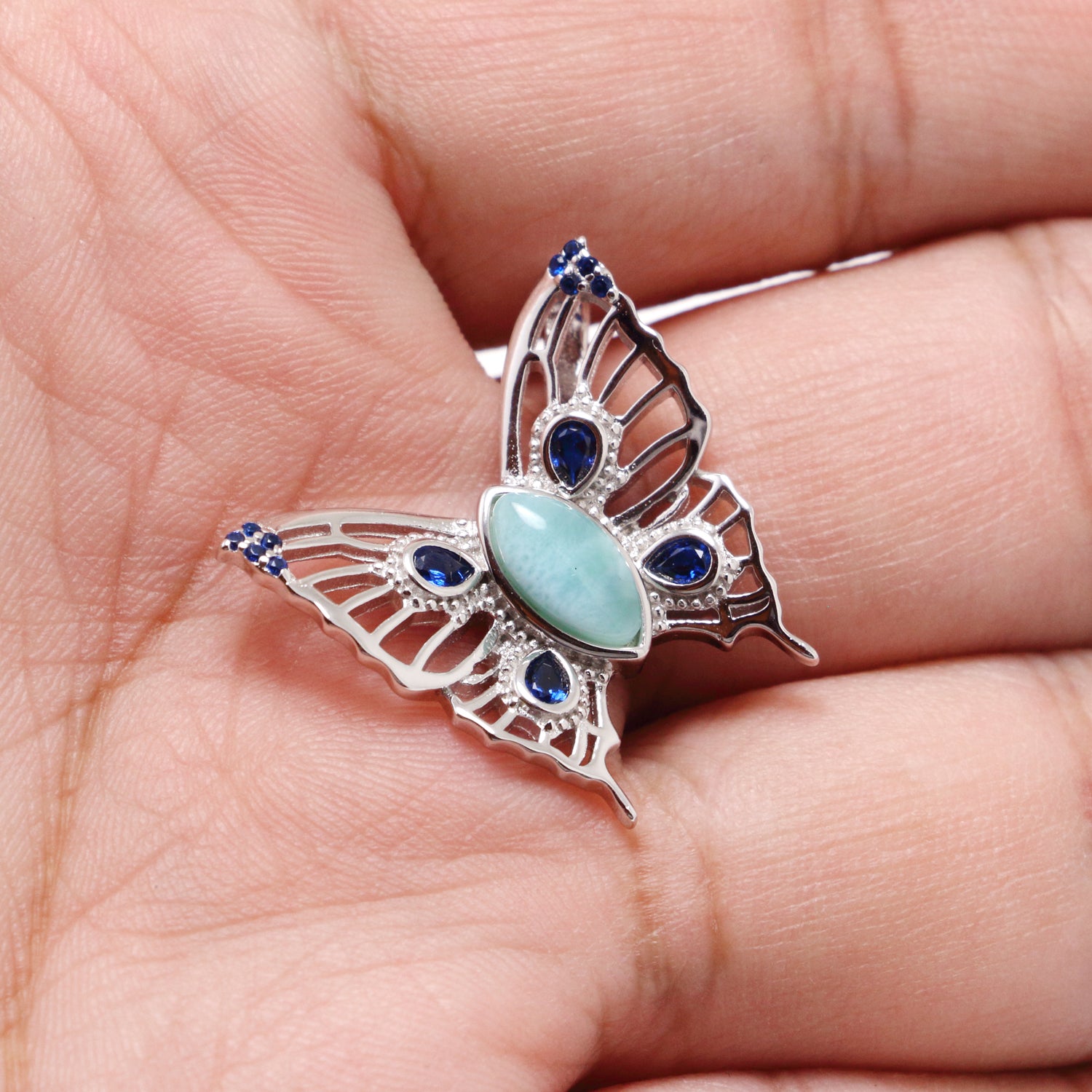 Silver Butterfly Necklace