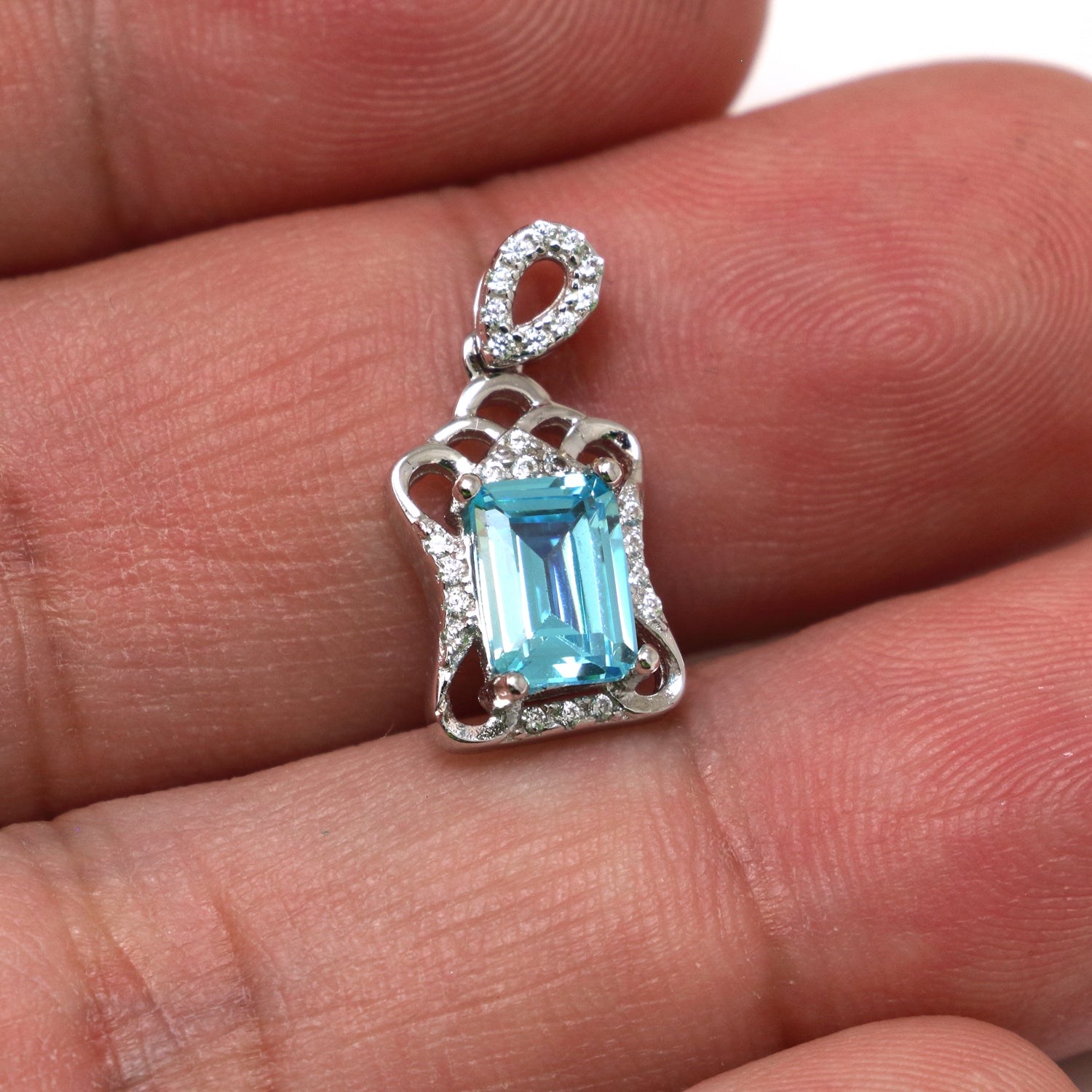 Blue Topaz Necklace