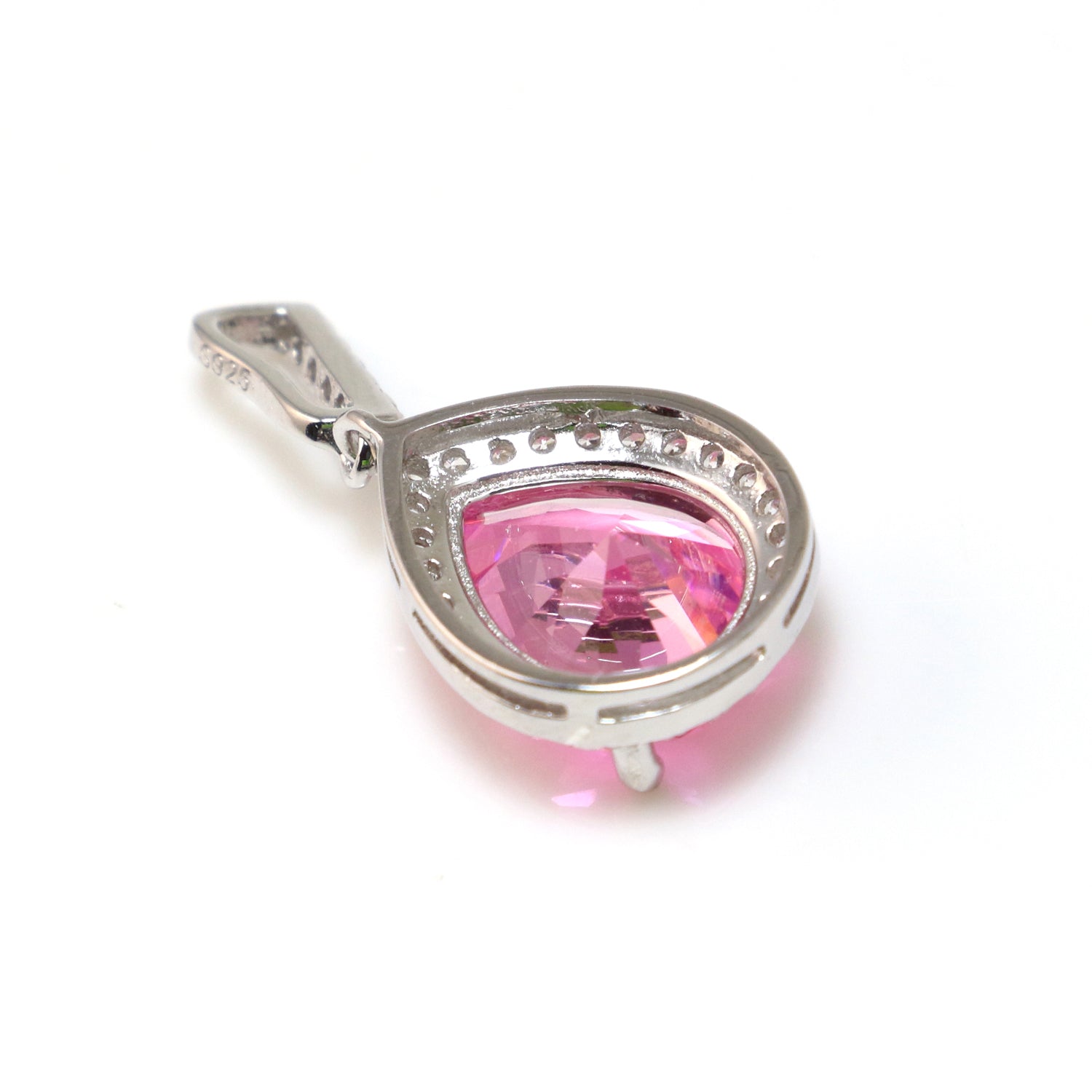 Pink Cubic Zirconia Necklace - Chainstones