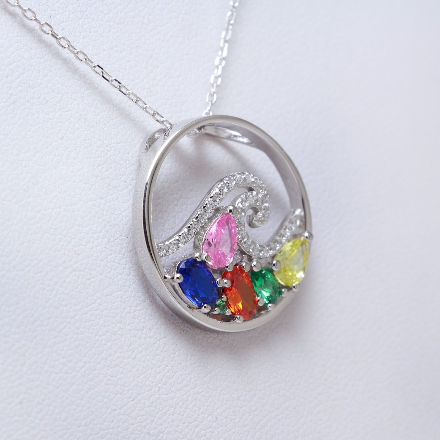 Spinel Necklace 925 Sterling Silver - Chainstones
