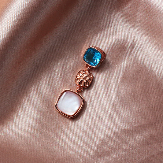 Mother of Pearl 925 Sterling Silver Necklace - Chainstones
