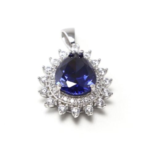 Tanzanite Silver Necklace