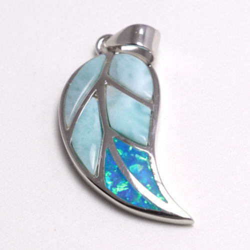 Blue Fire Opal Necklace